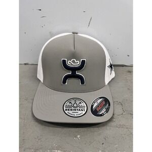 Men's Dallas Cowboys HOOey Gray/Navy Tri-Color‎ H Trucker Snapback Hat